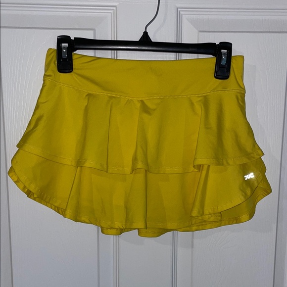 Yellow Ruffled Skirt - Picture 1 of 5